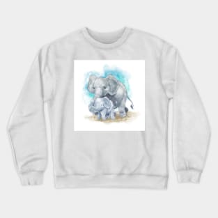 Baby Elephant Crewneck Sweatshirt